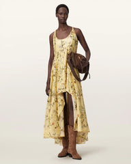 Dorina Floral Asymmetric Dress
