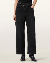 Aki Mid Rise Crossover Jeans