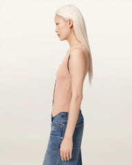 Cruz Ribbed Knitted Vest