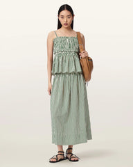 Kali Striped Maxi Skirt