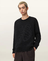 Chainy Embroidered Sweater