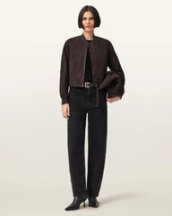 Orten Suede Bomber Jacket
