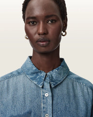 Charli Illusion of Denim Long Sleeve Shirt