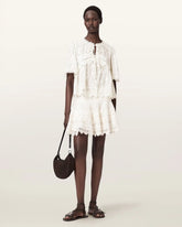 Lillith Embroidered Mini Skirt