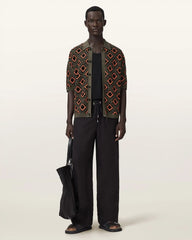 Morena Short Sleeve Collared Cardigan