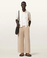 Korten Loose Fit Linen Blend Pants