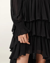 Cavarly Tiered Ruffle Maxi Dress