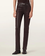Haldan Coated Bootcut Jeans