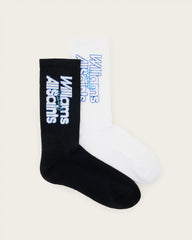 Williams X AllSaints Jacquard Socks 2 Pack