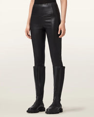 Cora Leather Stretch Leggings