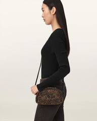Rosalie Leopard Leather Crossbody Bag