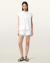 Lele Straight Fit Lace Trim Shorts