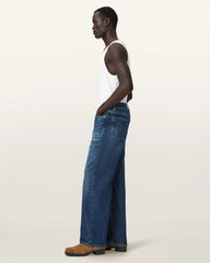 Lenny Loose Fit Wide Leg Denim Jeans