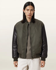 Myler Ramskull Leather Bomber Jacket
