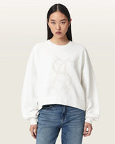 Reflex Lila Oversized Embellished Sweatshirt