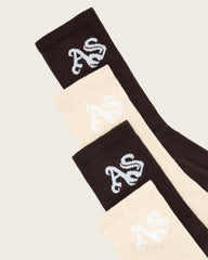 AllSaints Gothic 2 Pack Socks
