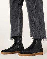 Louise Leather High Top Sneakers