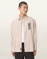 Repeater Long Sleeve Oversized Check Shirt