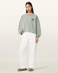 Lover Oversized Crew Neck Sweatshirt