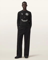 Grinner Oversized Cew Neck Sweater