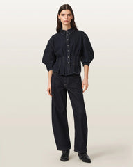 Nancy Fitted Denim Shirt