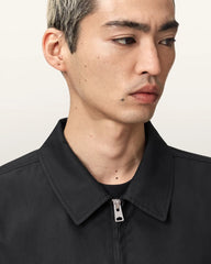 Trey Black Ramskull Pointed Collar Jacket