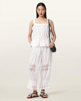 Solene Cropped Lace Pants