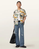Wader Short Sleeve Linen Blend Shirt