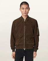 Rokko Relaxed Suede Bomber Jacket