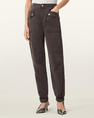 Val Linen Blend Cargo Pants