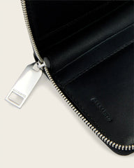 Lena Hex Zip Up Leather Wallet