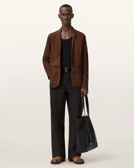 Monet Waxed Suede Blazer