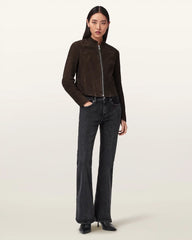 Sadler Fitted Suede Jacket
