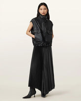 Jax Pleated Midi Skirt