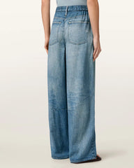 Jett Barrel Leg Illusion of Denim Pants