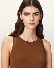 Rina Crew Neck Sleeveless Tank Top