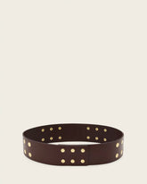 Rio Studded Leather Waist Belt