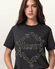 Drip Embellished Boyfriend T-Shirt