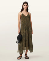 Vanda V-Neck Midi Dress