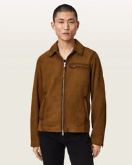 Ashwood Long Sleeve Suede Jacket