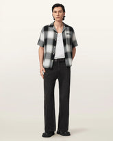 Fade Out Short Sleeve Check Shirt