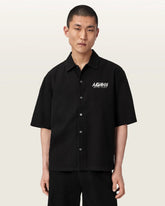 Synth Short Sleeve Oversized Shirt