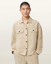 Korten Linen Blend Relaxed Fit Shacket