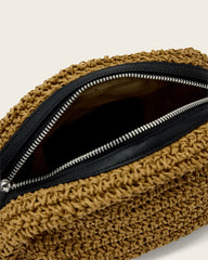 Rosalie Arc Woven Crossbody Bag