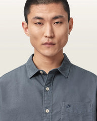 Melrose Long Sleeve Cotton Ramskull Shirt