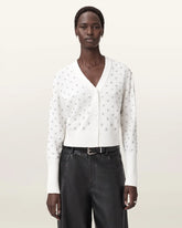 Mazzy Cropped Embellished Cardigan