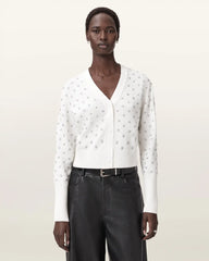Mazzy Cropped Embellished Cardigan