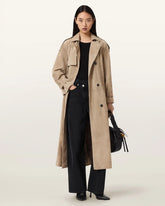 Reed Suede Trench Coat