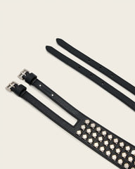 Drea Leather Studded Belt