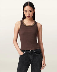 Lucy Sleeveless Slim Fit Ribbed Tank Top